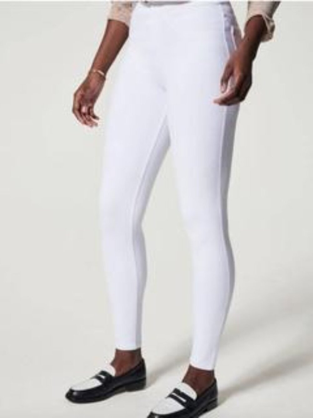 SPANX® Jean-ish® Ankle Leggings in bright white size XL